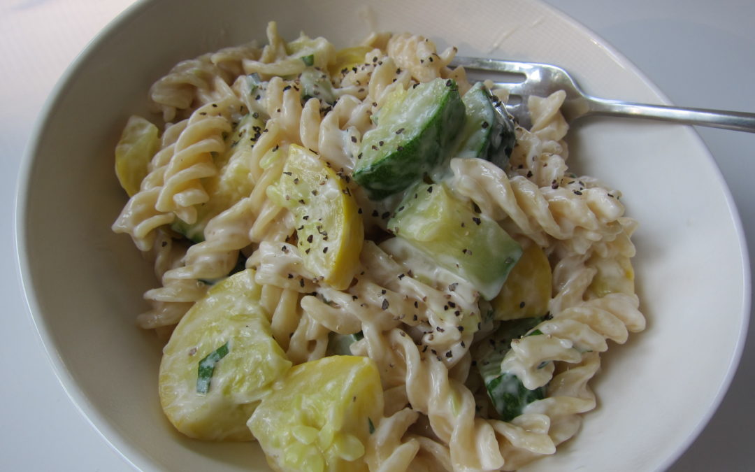 ZUCCHINI PASTA ALFREDO